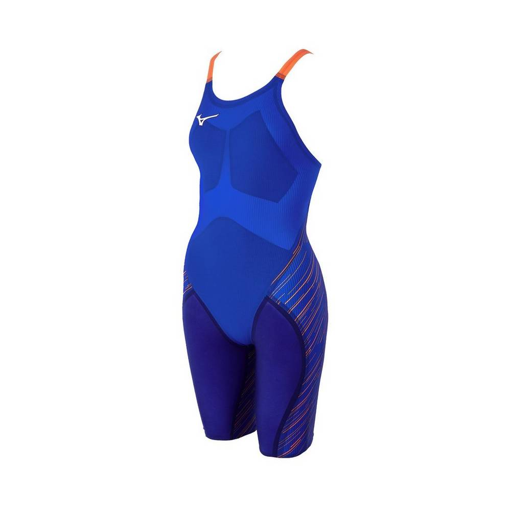 Womens Mizuno GX-Sonic III ST Jammer Swimsuit Royal/Orange Philippines (NPDCBX698)